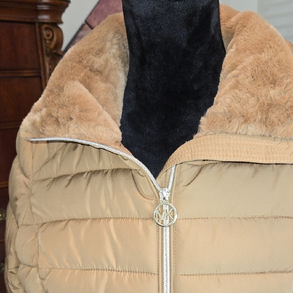 Michael Kors Beige Puffer Jacket - Picture 10 of 13